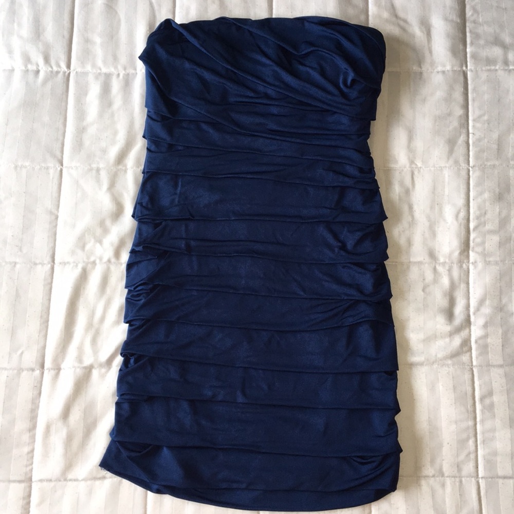 Navy Blue Cocktail Dress